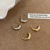 Pendientes de Gota de Agua Dorados para Mujer 2026 Nuevo Estilo Popular Pendientes Únicos Ligeros de Lujo Gama Alta Minimalistas Pendientes de Metal con Temperamento