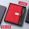 Caja de regalo para libreta de negocios con logotipo impreso personalizable, bloc de notas grueso A5, regalo para oficina y empresa.
