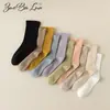 Calcetines Zobaron para Mujer, Calcetines de Algodón de Verano a Media Pantorrilla, Calcetines Largos Sin Costuras de Algodón Puro Estilo Japonés, Calcetines para Mujer al por Mayor del Fabricante
