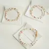 Collar de Dopamina Colorido para Mujer Cadena de Clavícula de Lujo Ligero Nicho Simple de Gama Alta con Perlas y Circonitas