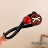 Ancora Red Letter Love Twist Clipe Feminino Parte de Trás da Cabeça Cabelo Sapo Fivela Grampo de Cabelo Elegante Grampo de Cabelo Headwear