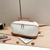 Nueva Bolsa Cosmética Portátil de PU con Estampado de Palma Gran Capacidad Sentido Avanzado Bolsa de Almacenamiento Cosmético Portátil de Viaje Neceser