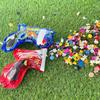 En stock Pistola de Fuegos Artificiales Inflable Automática Juguete Fiesta de Cumpleaños Atmósfera de Boda Portátil Chorro de Lentejuelas Fuegos Artificiales