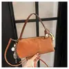Bolsa Boston de Camurça Fosca de Alta Qualidade, Nova Bolsa de Mão Versátil de Nicho, Bolsa de Ombro Transversal Casual