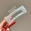 Nuevo Clip de Tiburón con Concha Blanca Pasador Adorno para el Cabello de Alto Grado Tocando Peces Ji Pinza de Agarre Cruzada Trasera de la Cabeza Rizador Pinza para Agarrar el Cabello
