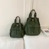 Transfronterizo 2026 Verano Nuevo Cordón Viaje Diario Simple Moda Versátil Gran Capacidad Mochila Bolso de Mano Bolso de Hombro