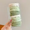 Goma para el pelo azul sal marina de verano para niños, Cuerda elástica alta para coleta, Accesorio simple y elegante para coleta alta