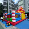 Trampolín inflable de payaso de PVC hermético engrosado, equipado con ventiladores duales, diseño estable, adecuado para alquiler en casas de huéspedes y campamentos