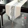 Nova Bandeira de Mesa Impermeável Estilo Zen Chinês Pano de Prato Imitando Algodão e Linho Tira para Mesa de Chá Hotel Pousada Bandeira de Cama Venda por Atacado Entrega