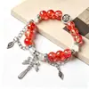 Pulsera de Lazos Florales Explosivos Nuevo Estilo Chino de Gama Alta Pulsera de Perlas Agrietadas por Hielo Regalo para Estudiante para Mejor Amiga Fuente para Transmisión en Vivo