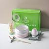 Conjunto de chá Matcha caixa colorida cultura transfronteiriça conjunto de chá japonês tigela de matcha japonesa com bocal caixa de presente atacado