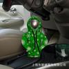 Decoración colgante para coche creativa transfronteriza, pequeño suéter con estampado navideño, juego de palanca de cambios y mango, cubierta protectora mini con capucha