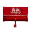 Sobre Rojo para Boda 2025 Nuevo Estilo Chino Sobre Rojo para Ceremonia del Té Bolsa de Tela Roja para Sobre Boda Suministros Colección