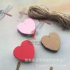 Etiqueta Colgante de Papel Kraft con Borde Ondulado en Forma de Corazón para Regalo de Horneado, Scrapbooking, Mensaje, Retro Creativo, Ecológico