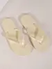 Nuevas Chanclas Lisas de Color Sencillo Sandalias para Mujer Casuales para Exteriores Antideslizantes Suela Suave Resistentes al Desgaste Tira para el Dedo del Pie Zapatos de Playa