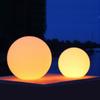 Pelota Inflable de PVC Navideña con Luces para Uso en Exteriores e Interiores, Disponible en Rojo, Verde y Amarillo, Pelota Decorativa Colgante Portátil, Brillante y Luminosa