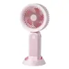 Ventilador de Escritorio Pequeño Fresco Transfronterizo Regalo de Verano Recargable Portátil Viento Fuerte Manual Mini Ventilador USB