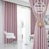 Tecido de Cortina Pronta Jw Espesso Simples Moderno Blackout Total para Sala de Estar e Quarto, Luxo Leve, Novo em 2022