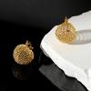 Aretes de Plata de Ley 925 con Forma de Bola Tejida, Pendientes de Lujo Ligero Estilo Ins Nicho Otoño e Invierno, Joyería de Alta Gama para Mujer al por Mayor