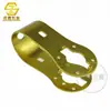 Foshan Nanhai metal dorado aluminio estampado herrajes accesorios piezas metálicas para frasco/tarro cosmético piezas para el hogar