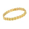 Popular Creativo Transfronterizo Europeo y Americano Pulsera de Mano con Imán Completo Joyería Femenina Mariposa Trébol de Cuatro Hojas Pulsera Ajustable para Pareja Pulsera