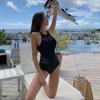 Nuevo Bikini 2023 Conservador Cubre Vientre Traje de Baño Delgado Sexy Traje de Baño sin Espalda Reunión para Pecho Pequeño de Mujer