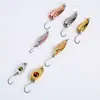 Cebo artificial para pesca al por mayor de fábrica, spinnerbait de metal, cebo artificial, spinnerbait con forma de semilla, cebo artificial, señuelo para pez blanco