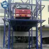 Plataforma Elevadora de Gran Tonelaje Montada en Pared Exterior Tipo Riel Elevador de Carga Ascensor Eléctrico Hidráulico de Carga para Fábrica