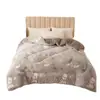Colcha de lã de cordeiro, colcha de inverno espessa, fleece floco de neve de alta densidade, adequada para primavera e outono, colcha de algodão para uma pessoa para dormitórios estudantis