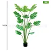 Estilo Ins Escandinavo Árbol Artificial Planta Tortuga Maceta Decoración de Interiores Sala de Estar Adornos Planta Verde Falsa Grande Bonsái