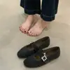 Zapatos Mary Jane de estilo coreano para la noche, con estampado de leopardo y pelo, para mujer, adecuados para usar al aire libre en otoño e invierno, nuevo modelo 2025, mocasines cálidos y de felpa de algodón