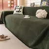Funda de sofá de chenilla para otoño e invierno, impermeable, a prueba de orina y resistente a los arañazos de gatos, con una textura retro y un diseño de una sola pieza para una cobertura total.
