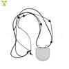 Bolsa de collar de cuero de media luna de gran venta Moda Colgante de cuello Adornos colgantes Ropa de compras Colgante con forma cóncava Bolsa de media luna