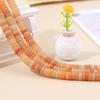 6*2mm Cuentas Espaciadoras de Ábaco de Jade de Cristal Natural Cuentas Sueltas DIY Pulsera Collar Espaciador Accesorios de Joyería Venta al por Mayor