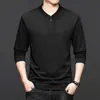 Sudadera con Capucha Nueva de Manga Larga para Hombre Otoño e Invierno Moda Casual Media Cremallera Color Sólido Sudadera para Hombre de Mediana Edad Holgada Capa Base Delgada o Gruesa