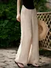 Conjunto "Aguas Blancas"~ Top sin mangas de cuello redondo, holgado, adelgazante / Pantalones casuales para mujer en verano, perezoso, relajado, cómodo