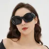 Libro Rojo Pequeño inflable 5465 Reloj de registro de entrada de raqueta callejera Gafas de sol moda dopamina exageradas Gafas de sol de moda a prueba de UV