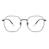 2025 Nuevo Estilo Coreano Montura de Gafas Poligonal con Filtro de Luz Azul Gafas para Miopía para Hombres y Mujeres Se Pueden Equipar con Monturas de Gafas de Titanio Puro