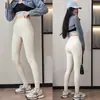 Pantalones de Miel Líquida Dorada Negra con Diseño de Panal para Primavera y Verano para Usar por Encima, Pantalones de Yoga Adelgazantes de Cintura Alta para Control de Abdomen para Mujeres