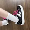 2026 Novos Mocassins de Lona Estilo Coreano College para Casais Femininos, Tênis Esportivos Casuais Versáteis de Solado Grosso de Nicho para Mulheres
