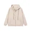 Sudadera con capucha de marca americana de moda holgada, sudadera con capucha blanca pesada, chaqueta, cárdigan para hombre, sudadera con cremallera, personalización