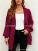 Amazon Cárdigan de Punto Grueso con Manga de Farol para Mujer 2026 Nuevo Estilo Otoño e Invierno Sudadera de Punto con Bolsillo Abrigo Grueso para Mujer