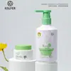 Pet300-500Ml Champú y Gel de Ducha Hidratante para Bebé Dos en Uno Botella de Cuidado con Cabezal de Bomba de Presión