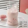 Hogar Vidrio Transparente de Alto Borosilicato Vaso de Vidrio de una Sola Capa para Mujer Leche Bebida Simple Café Restaurante Vaso para Beber