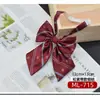 Gravata Estilo Coreano Feminina Estilo Preppy Uniforme JK Sem Nós Listrada Estilo Japonês Laço de Estudante Masculino 8CM Estilo Amarrado à Mão