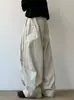 Pantalones casuales de estilo retro japonés, holgados, de pierna ancha, para hombres y mujeres, adecuados para primavera y otoño, con un estilo preppy, versátiles para varios atuendos y pantalones de trabajo modernos