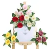 Adornos de Flores Artificiales Transfronterizos Paquete de Materiales DIY Decoración de Mesa de Comedor Candelabro Decoración del Hogar Regalo del Día de la Madre San Valentín