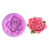 Molde de silicona líquida mini flor de rosa mini molde de chocolate molde para decoración de pasteles de fondant
