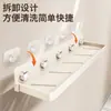 Estante de Almacenamiento de Ventosa Montado en la Pared, Organizador de Cosméticos para Pared de Baño sin Taladro, Almacenamiento para Inodoro