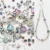 Venta Caliente Transfronteriza Trébol de Cuatro Hojas Punta de Rosa Perlas Perlas de Mijo Perlas Sueltas Accesorios para Joyería DIY Material para Cadena de Teléfono Móvil